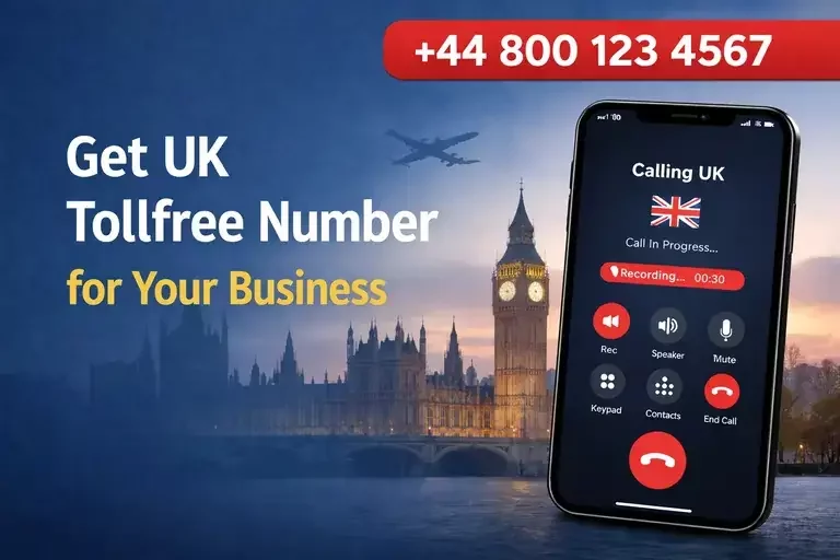Buy UK Toll-Free Numbers: Premium 44800 & 44808 Series